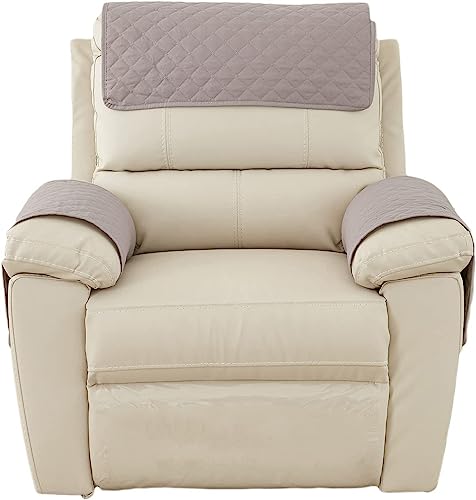 ELYSYSRL Armlehnenschoner, Sesselschoner 3er- Pack Sofaschoner Anti-Rutsch Antifouling Sesselbezug für Relaxsessel mit Taschen Möbelschutz (Color : #6) von ELYSYSRL