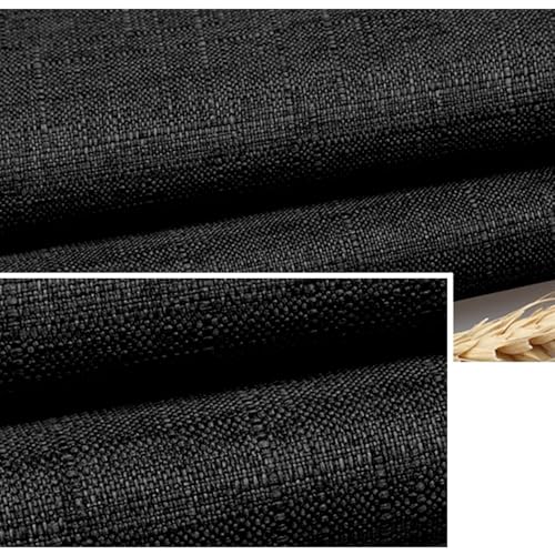 ELYSYSRL Bezug-Bankkissen 150x40 80x40 100x45 120x50 180x50 Outdoor Sitzkissenbezug, 5cm Dicke, Ersatzbezug für Sitzauflage mit Reißverschluss, Waschbare Sitzauflage Kissenbezug(Schwarz,100x50x5cm) von ELYSYSRL
