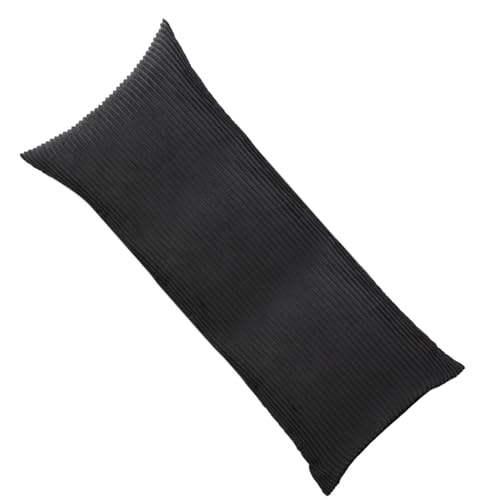 ELYSYSRL Kissenbezüge 50x70 60x80 Set Kissenbezug, Sofa Kissenhülle für Dekokissen 50x100 50x137 50x152 cm, Dekorative Zierkissen, Kissen Bezug Vielseitig Einsetzbar(Black,50x100cm/1 PC) von ELYSYSRL