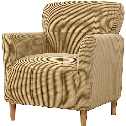 ELYSYSRL Sesselbezug Stretch Sesselhusse, Sofaüberzug Clubsessel Sessel Bezug für Eine Einfache Reinigung,Cocktailsessel Armchair Sesselhussen mit Armlehne Hussen für Sessel (Color : #10) von ELYSYSRL