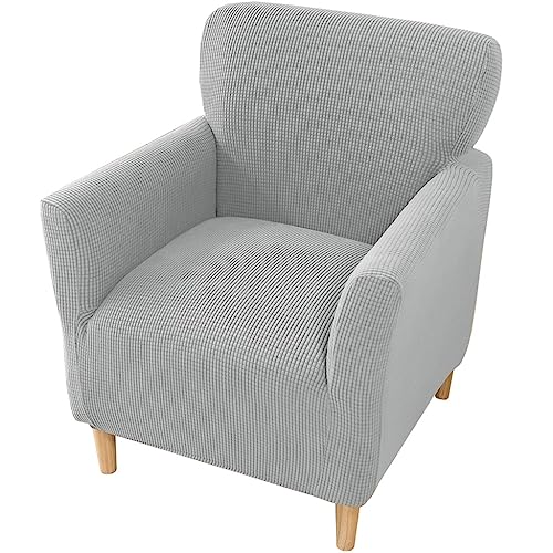 ELYSYSRL Sesselschoner Elastisch Sesselüberwurf, Einfarbig Modern Club Chair Stretch Sesselhusse, Universal Sofabezug für Einzelsofa, Clubsessel, Cocktailsessel (Color : #15) von ELYSYSRL