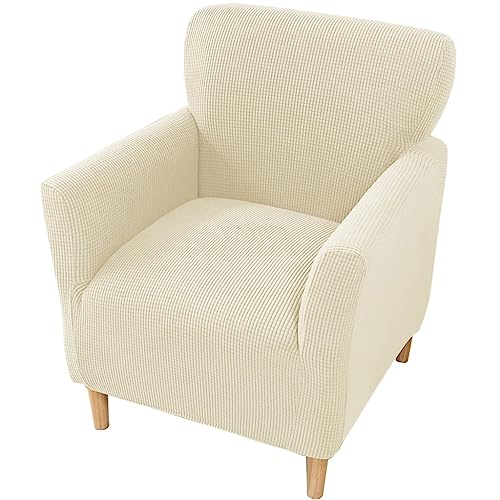 ELYSYSRL Sesselschoner Elastisch Sesselüberwurf, Einfarbig Modern Club Chair Stretch Sesselhusse, Universal Sofabezug für Einzelsofa, Clubsessel, Cocktailsessel (Color : #2) von ELYSYSRL