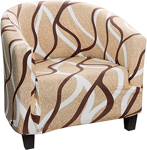 ELYSYSRL Sesselschoner Sesselüberwurf Sesselhusse Sesselbezug Jacquard Elastisch Stretch Sofahusse Husse für Clubsessel Loungesessel Cocktailsessel (Color : #19, Size : 1 Stück) von ELYSYSRL