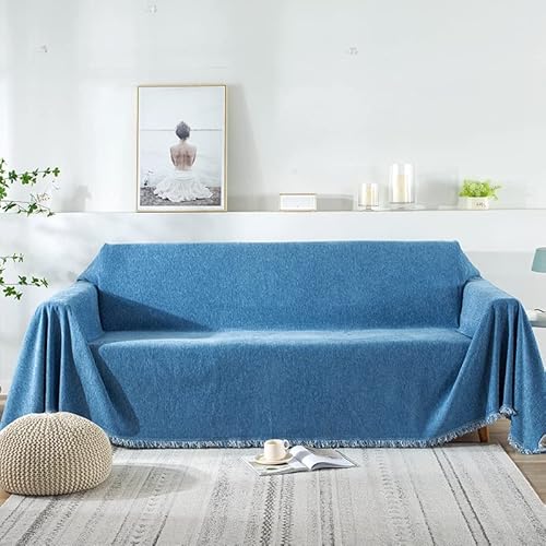 ELYSYSRL Sofa Überwurfdecke 2/3/4 Sitzer Sofaüberwurf Vielseitige Wohndecke als Sofadecke, Couch Überwürf, Sofa Überzug und Tagesdecke mit Deko Quasten (Color : #6, Size : 180x260cm) von ELYSYSRL