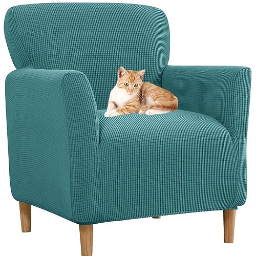 ELYSYSRL Stretch Schonbezug/Sesselbezug Clubsessel für Cocktailsessel 1 Stück Sesselschoner Abnehmbarer Waschbarer Sesselhussen Sesselüberwurf für Einzelsofa (Color : #27) von ELYSYSRL