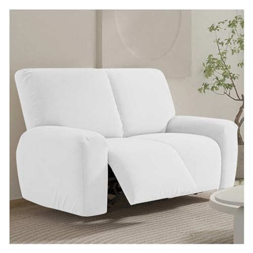 ELYSYSRL Stretch Sesselschoner für Relaxsessel 1/2/3 Sitzer Relaxsofa Bezüge 4/6/8-Teilig Relaxsofa Schonbezüge mit Seitentasche, Möbelschutz für Wohnzimmer (Color : #4, Size : 2 People (6 Pieces)) von ELYSYSRL