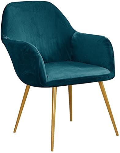 ELYSYSRL Stretch Stuhlhussen-Bezüge mit Armlehne Samt Stuhlbezug Esszimmerstühle Husse Stretch Abdeckung Moderne Beschützer Haus Schutzhülle für Restaurant Büro (Color : #3, Size : 2 Stücke) von ELYSYSRL