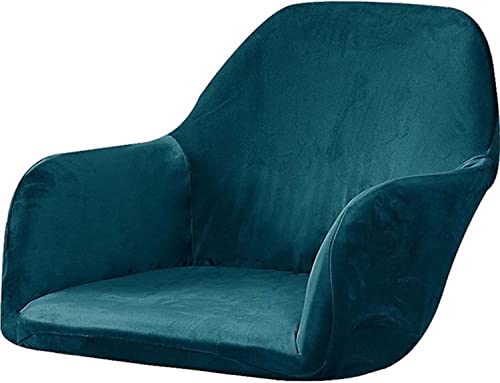 ELYSYSRL Stretch Stuhlhussen Samt mit Armlehne Stuhlbezug 1/6/2/4er Set Luxus-Samt Bürostuhl Bezug Stuhlschonbezug Sessel Esszimmerstuhlhussen Armlehnstuhl Stuhlabdeckung (Color : #3, Size : 1 Stück) von ELYSYSRL
