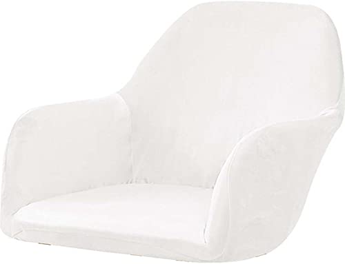 ELYSYSRL Stretch Stuhlhussen Samt mit Armlehne Stuhlbezug 1/6/2/4er Set Luxus-Samt Bürostuhl Bezug Stuhlschonbezug Sessel Esszimmerstuhlhussen Armlehnstuhl Stuhlabdeckung (Color : #5, Size : 1 Stück) von ELYSYSRL