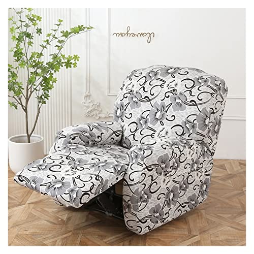 ELYSYSRL Stretchhusse für Relaxsessel 4-Teilig Mit Seitentasche - Elastisch Waschbar Sesselbezug Sesselschoner (Color : #5) von ELYSYSRL