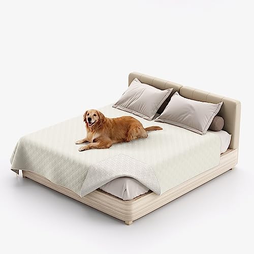 ELYSYSRL wasserdichte Hundedecke für Couch, Waschbare Haustier-Couch-Abdeckung, rutschfeste Bettsofa-Möbelschutzmatte (Color : #7, Size : 172x208cm/68x82inch) von ELYSYSRL