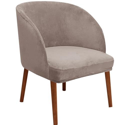 Esszimmerstühle Schalenstuhl Stuhlhussen 2/4/6er Set Strech Stuhlbezug Waschbar Abnehmbare Elegante Schalenstuhlbezug Moderne Samt Stuhlabdeckung für Büro Wohnzimmer Esszimmer ( Color : #20 , Size : 1 von ELYSYSRL