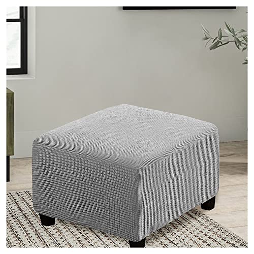 Hockerbezug Quadratisch Ottomane Schonbezug Quadratische Stretch Hocker Bezug Hocker Bezug für Ottomane Überzug Hockerbezug Quadratische Ottomane Abdeckungen ( Color : #2 , Size : 45x45cm/18x18in ) von ELYSYSRL