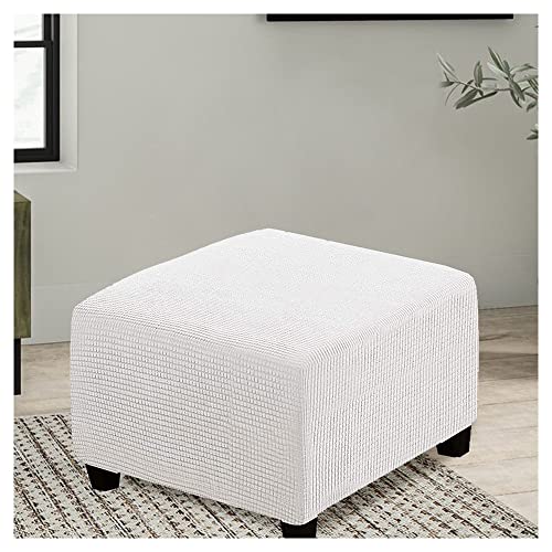 Hockerbezug Quadratisch Ottomane Schonbezug Quadratische Stretch Hocker Bezug Hocker Bezug für Ottomane Überzug Hockerbezug Quadratische Ottomane Abdeckungen ( Color : #4 , Size : 55x55cm/22x22in ) von ELYSYSRL