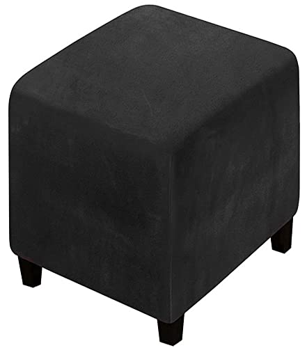 Ottomane Schonbezug Hockerbezug, 40x40/50x50/60x60 Hocker Husse für Fußhocker Quadratisch/Rechteckig, Stretch Bezug Ottomane Abdeckung Überzug Hocker Protector Waschbar Hockerabdeckung ( Color : #7 , von ELYSYSRL