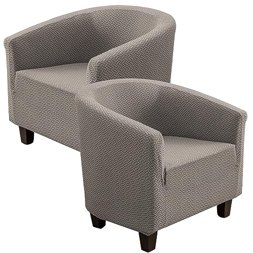 Sesselbezug Cocktailsessel mit armlehne Stretch Bezug für Clubsessel Relaxsessel Stuhlhussen für Sessel Sofa überzug 1 Stück Sesselschoner Abnehmbarer Waschbarer Sesselhussen ( Color : #13 , Size : 2 von ELYSYSRL