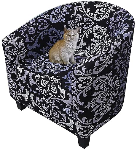 Sesselbezug Stretch Sesselhusse, Sofaüberzug Clubsessel Sessel Bezug für Eine Einfache Reinigung, Cocktailsessel Armchair Sesselhussen mit Armlehne Hussen für Sessel ( Color : #1 , Size : Club Chair C von ELYSYSRL