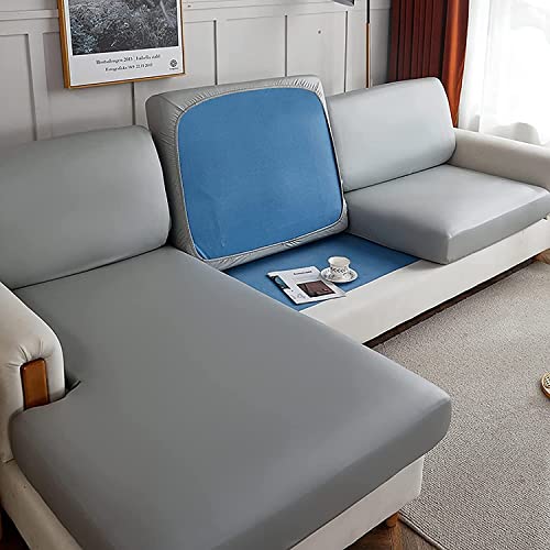 Sofa Sitzkissenbezug Stretch Wasserdicht Couch-Kissenbezug Stretch Sofa Husse Kunstleder Husse Überzug Bezug Sitzbezüge Kissenbezüge for Sofa Sitzkissen ( Color : #8 , Size : 95-135cm(37-53in) ) von ELYSYSRL