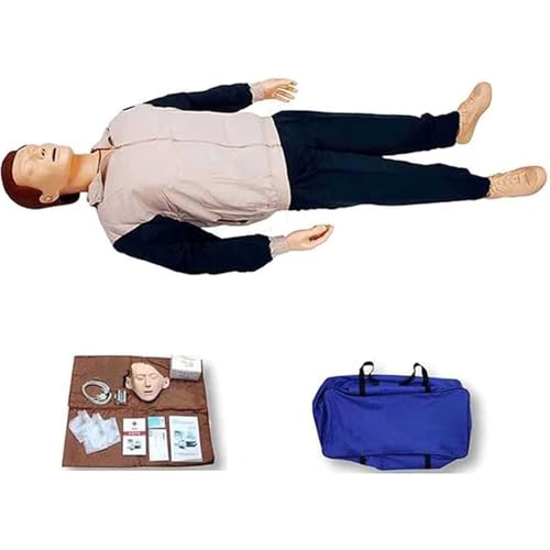 ELZEM CPR Erste-Hilfe-Trainingspuppe, Übungspuppe zur Wiederbelebung, für Erste-Hilfe-Training ELZEM CPR Erste-Hilfe-Trainingspuppe, Übungspuppe zur Wiederbelebung, für Erste-Hilfe-Training von ELZEM