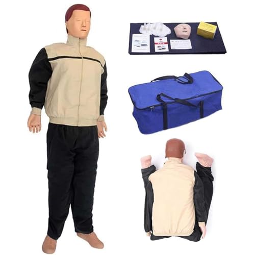 Reanimationspuppe Erste Hilfe CPR Übungspuppe Trainingspuppe Kardiopulmonaler Wiederbelebungssimulator Für Medizinische Pädagogische Trainingshilfe von ELZEM
