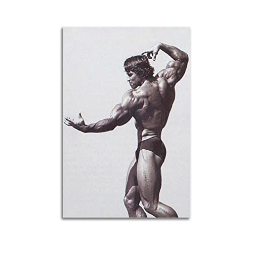 ELedvb Arnold Schwarzenegger BodybuildingLeinwand-Poster, dekoratives Gemälde, Leinwand, Wandposter und Kunstbild, modernes Familien-Schlafzimmer, Dekoration, Poster, 60 x 90 cm von ELedvb