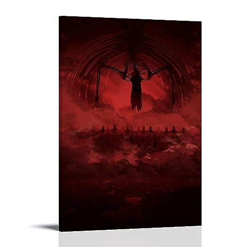 ELedvb Attack on Titan Kunstposter DemonCanvas Poster Dekorative Malerei Leinwand Wandposter und Kunstdruck Moderne Familie Schlafzimmer Dekor Poster 30 x 45 cm von ELedvb