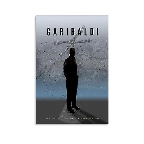 ELedvb Babylon 5 Garibaldi Leinwand-Poster, dekoratives Gemälde, Leinwand-Wandposter und Kunstdruck, modernes Familienschlafzimmer-Dekor-Poster, 20 x 30 cm von ELedvb