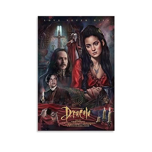 ELedvb Bram Stoker's Dracula Poster Kunstleinwand Poster Dekorative Malerei Leinwand Wandposter und Kunstdruck Modern Familie Schlafzimmer Dekor Poster 40 x 60 cm von ELedvb