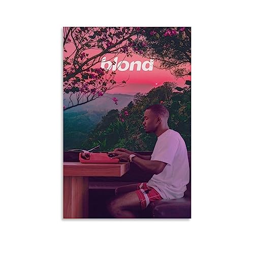 ELedvb Frank Ocean Sonnenuntergang Blond Kunst Leinwand Poster Dekorative Malerei Leinwand Wandposter und Kunstbild Druck Moderne Familie Schlafzimmer Dekor Poster 20 x 30 cm von ELedvb