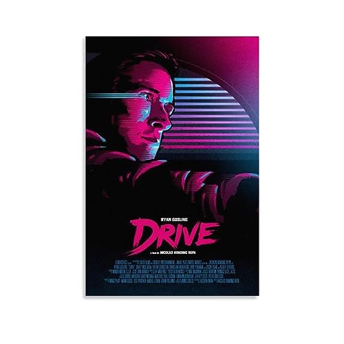 ELedvb Movie Drive Tapete, Leinwand-Poster, dekoratives Gemälde, Leinwand-Wandposter und Kunstdruck, modernes Familienschlafzimmer-Dekor-Poster, 40 x 60 cm von ELedvb