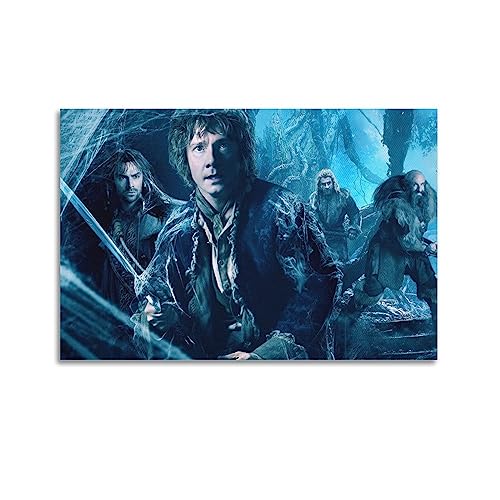 ELedvb The Hobbit Art Poster Bilbo Baggins Leinwand Poster Dekorative Malerei Leinwand Wandposter und Kunstbild Druck Moderne Familie Schlafzimmer Dekor Poster 08x12inch (20x30cm) von ELedvb
