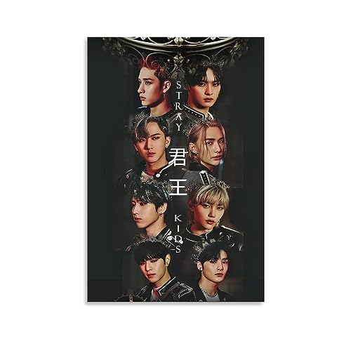 Stray Kids ArtCanvas Poster Dekorative Malerei Leinwand Wandposter und Kunstdruck Moderne Familie Schlafzimmer Dekor Poster 20 x 30 cm von ELedvb