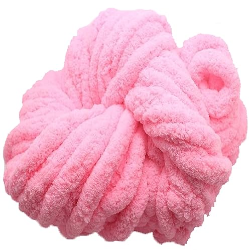 Chenille Wolle Garn grobe Wolle Decke Eisstreifen Waschbare Teppich Flauschige verdickte Chenille handgemachte Decke Garn Teppiche Herstellung weiches grobes Jumbo Garn für Armstricken (Color : 9, S von ELzEy