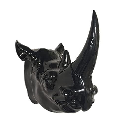 ELzEy Galvanisierung Rhino-Kopf-Wand-hängender Wand-Dekorations-Bar-Club KTV Bürohintergrund Wanddekoration ELzEy Galvanisierung Rhino-Kopf-Wand-hängender Wand-Dekorations-Bar-Club KTV Bürohintergrund Wanddekoration von ELzEy