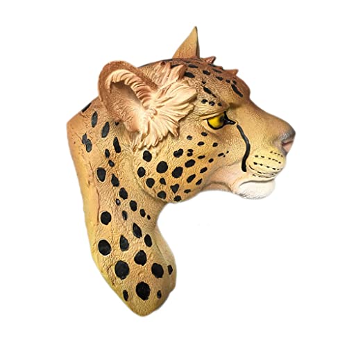 ELzEy Simulation Tierkopf Tiger Löwen Leopard Wand Hängende Wanddekoration Wohnzimmer Schlafzimmer Studie Büro Hintergrund Wanddekoration(B) von ELzEy