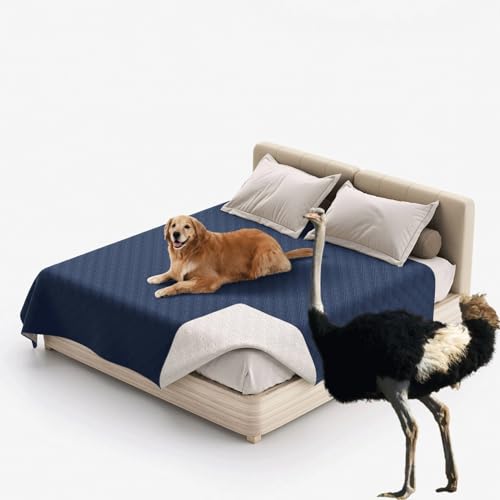 ELzEy Wasserdichter Hundebettbezug wasserdichte Decke Wendedecke Hundebett Abdeckung Hundematte Haustierdecke Für Couch Sofa Bett Anti-Rutsch-Möbelt (Color : 8#, Size : 200x200cm) von ELzEy