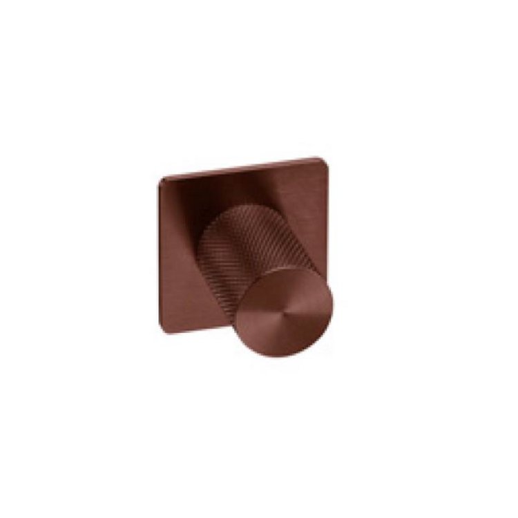 Möbelknopf Gitter matt V2A matt PVD ähnlich Bronze von EM Design