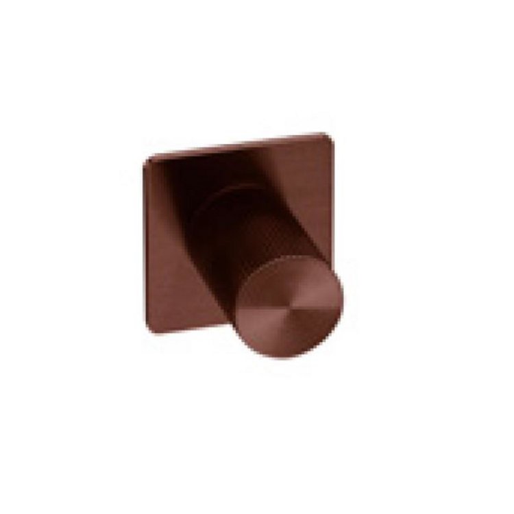 Möbelknopf Rille matt V2A matt PVD ähnlich Bronze von EM Design