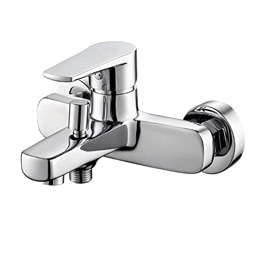 EM Mischer Wasserhahn Serie Mak für Badezimmer Waschbecken Dusche Bidet Eingebaut Chrom Poliert Einhebel Warmwasser Kaltes Wasser (Badewanne Mischer) von EM