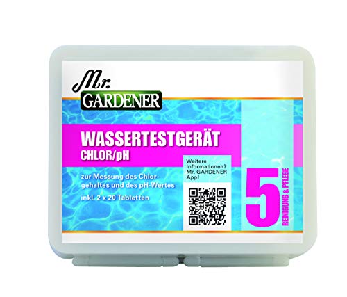 EM Mr.GARDENER Wassertestgerät Ch inkl. 2x20 Tabletten 502010800MG von EM