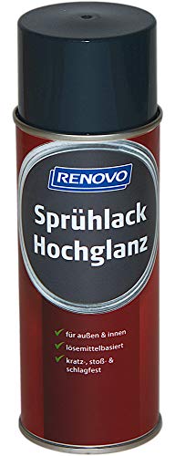 EM RENOVO Sprühlack hochglänzend 400 ml anthrazitgrau RAL 7016 287604007016 von EM