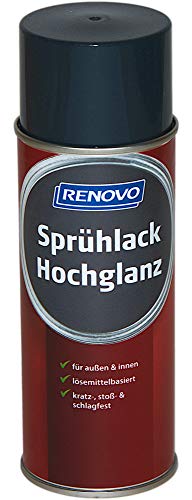 EM RENOVO Sprühlack hochglänzend 400 ml anthrazitgrau RAL 7016 287604007016 von EM