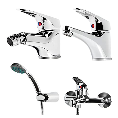 EM Serie Armaturen Einhebelmischer Tapy Chrom Glänzend Warmwasser Kaltes Wasser für Badezimmer Sparen Wasser (Waschbecken-Bidet-Badewanne) von EM