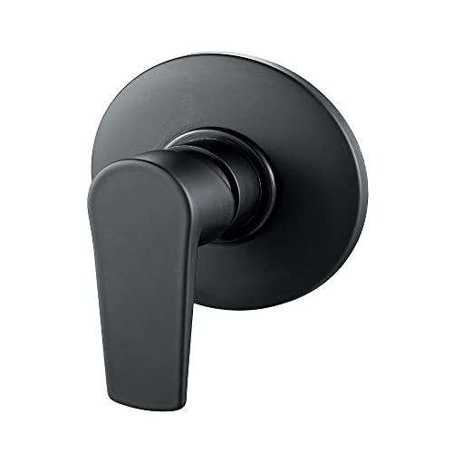 EM Wasserhahn Einhebelmischer Schwarz Matt Serie Zarny Elegant und Moderne Für Badezimmer Waschbecken Bidet Dusche (Einbau-Dusche) von EM