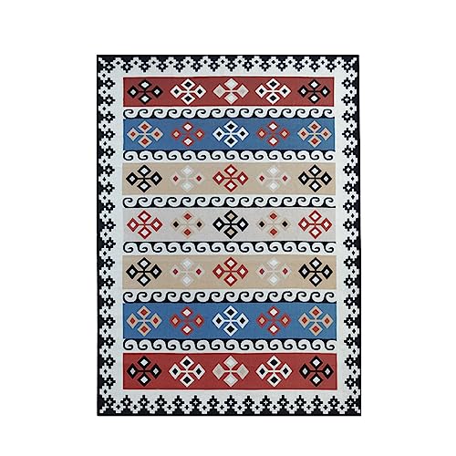 EMAFORO Teppich Überwurfteppiche im europäischen Stil, weiche, rutschfeste Fußmatten, Teppiche für die Küche, das Wohnzimmer, das Schlafzimmer und das Esszimmer Flächenteppich EMAFORO Teppich Überwurfteppiche im europäischen Stil, weiche, rutschfeste Fußmatten, Teppiche für die Küche, das Wohnzimmer, das Schlafzimmer und das Esszimmer Flächenteppich von EMAFORO