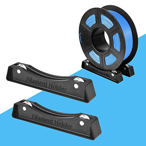 EMAGEREN 2 Stücke 3D Drucker Filament Halter 3D Druckmaterialien Filament Spulenhalter 3D Drucker Filament Abroller 3D Drucker Filamenthalter Mit Kugellagern für PLA/ABS/TPU/Nylon 3D-Druckermaterial von EMAGEREN