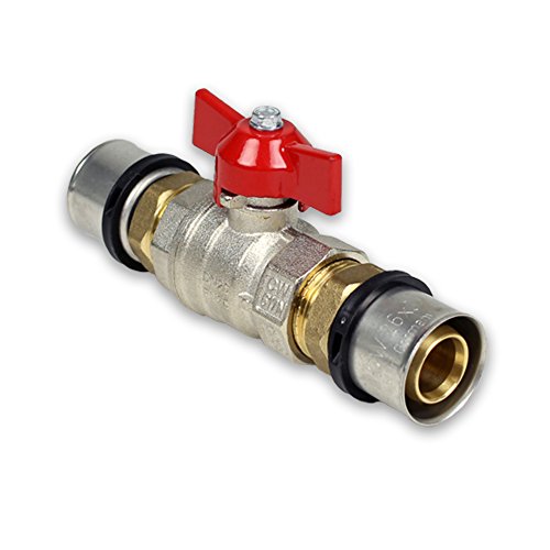 Press-Kugelhahn für Heizungsanwendungen [16x2mm], Kontur TH von EMAX