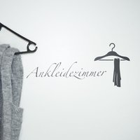 Ankleide Zimmer Aufkleber Sticker Schlafzimmer Wandtattoo Selbstklebend & Entfernbar von EMAY3DArt