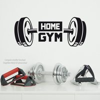 Wandtattoo Wandaufkleber Fitness Home Gym Wall Art V1 von EMAY3DArt