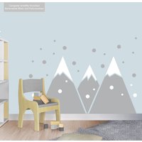 Wandtattoo Wandaufkleber Wall Art Berge Kinderzimmer Mountains Landschaft Gebirge Wandtattoo Wandaufkleber Wall Art Berge Kinderzimmer Mountains Landschaft Gebirge von EMAY3DArt